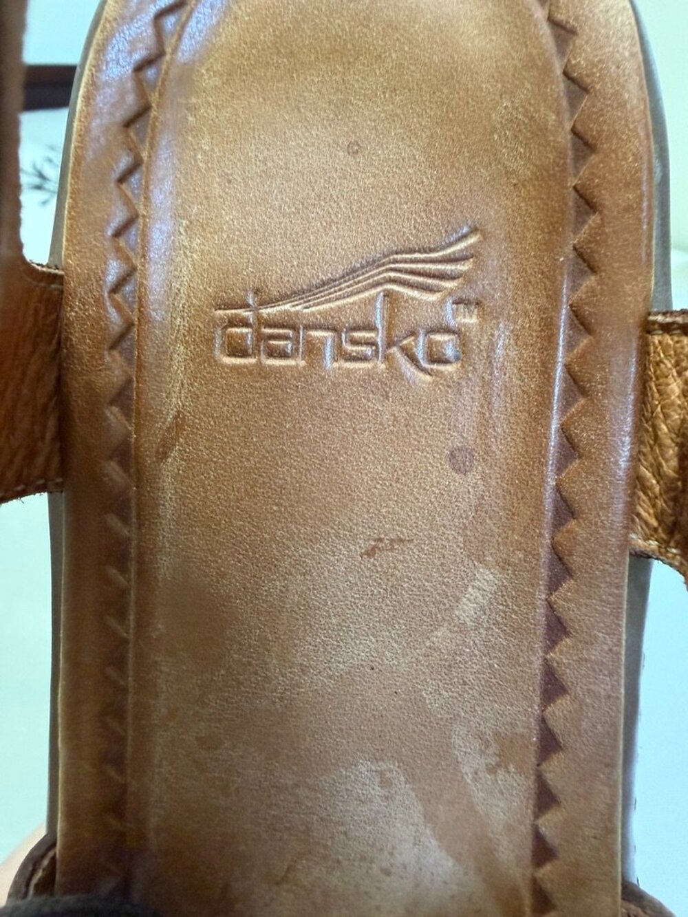 Dansko Elena Brown Leather Lace Up Gladiator Comfort Sandals EU 39 US 8.5-9 - Picture 7 of 7